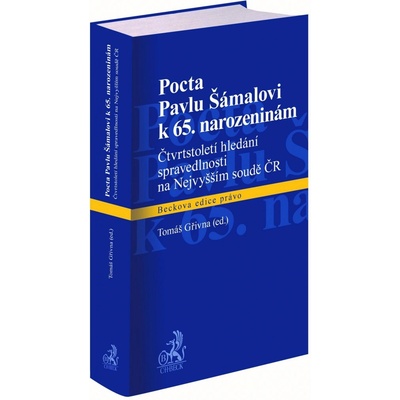 Pocta Pavlu Šámalovi k 65. narozeninám