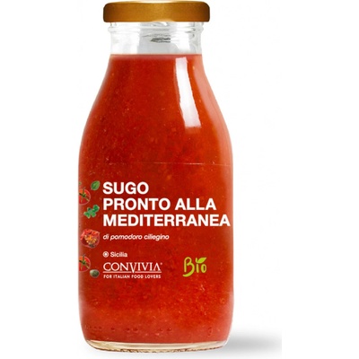 Convivia Cherry sicilská rajčatová omáčka Mediterranea BIO VEGAN 250 g