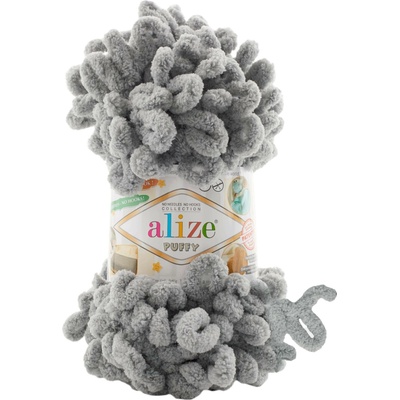Alize příze Puffy 302 pastelově šedá
