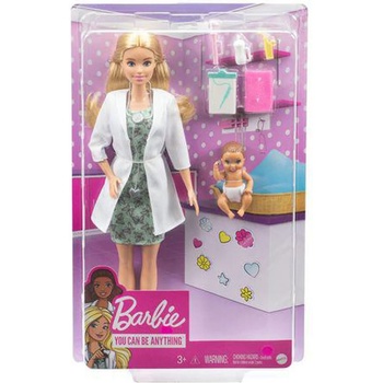 Barbie Кукла Barbie Careers - Барби педиатър, с аксесоари (GVK03)