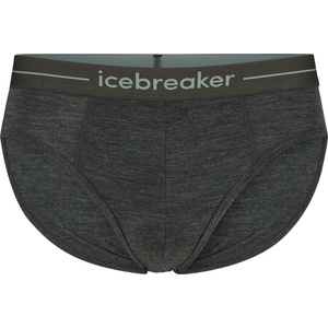Icebreaker Мъжко мериносово термобельо Icebreaker Anatomica Briefs Merino base layer - Jet Heather (015-0434-2911)