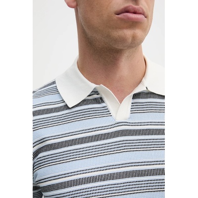 Памучна тениска с яка Liu Jo (QA5043.MA71P)