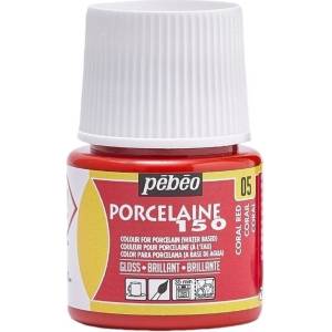Pébéo Porcelaine 150 Боя за порцелан Coral Red 45 ml 1 бр (<![CDATA[024-005]]>)
