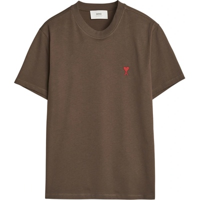 AMI PARIS Ami De Coeur Dark Brown tričko Hnědá