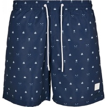 Urban Classics Pánske kúpacie kraťase Pattern Swim shorts skullandyacht aop