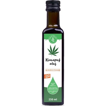 Zelená Země Konopný olej Bio panenský 250 ml