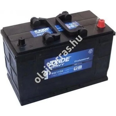 Exide Heavy EG1102 110Ah 750A right+
