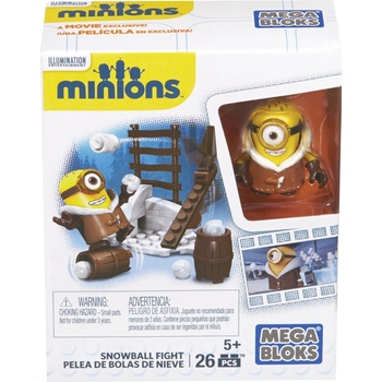 Mega Bloks Mimoni sněhová bitva