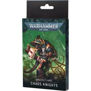 Games Workshop Datasheet Cards: Chaos Knights (английски език) (43-05)