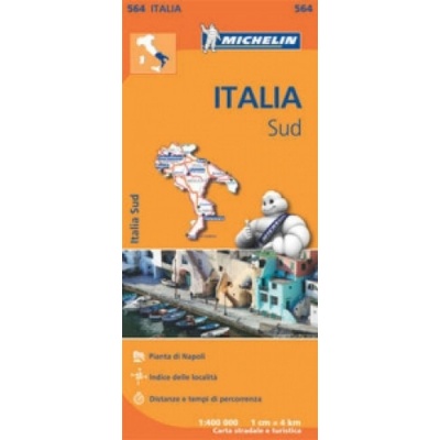 Italia Map Sud 1:400 000 564 Michelin