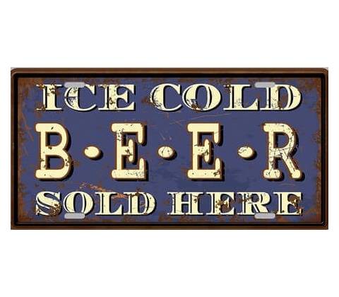 Ceduľa Ice Cold Beer