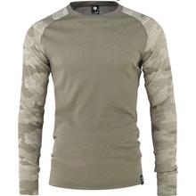 Bula Funkčné tričko Camo merino Wool Crew