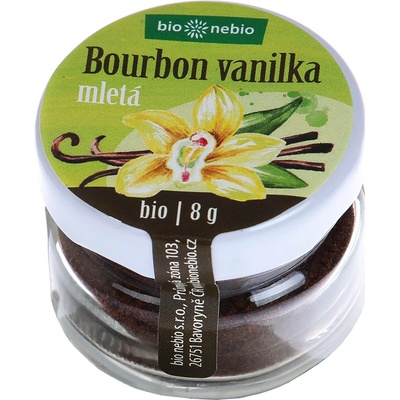 Bio nebio Bourbon vanilka mletá BIO 8 g