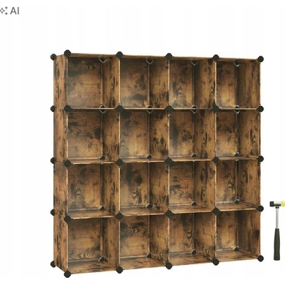 SONGMICS Úložný regál LPC44BK