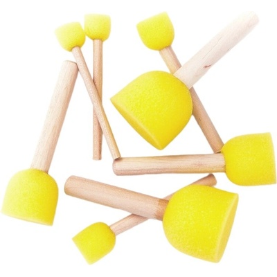 Dp Craft Štětce pěnové tupovací 8 ks průměr 1,5 - 4 cm