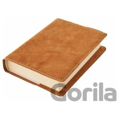 Macoli Hand Made Obal na knihu Klasik Medová semiš