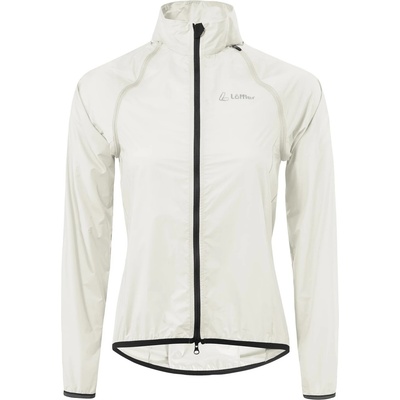 Löffler Дамско ветрозащитно яке за колоездене Löffler Women's Bike Zip-Off Jacket Windshell Cycling jacket - Creme White - размер 38 (EU) (151-0833-0213)