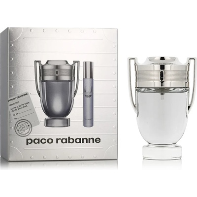 Paco Rabanne Invictus Подаръчен комплект EDT 100 ml + EDT 20 ml опция Travel Duo