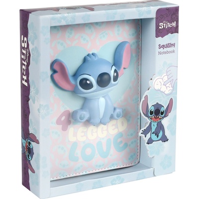 Coolpack Zápisník B6 s 3D postavičkou Stitch Pastel