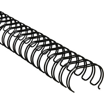 Drôtená väzba 2:1, 9,5mm – čierna