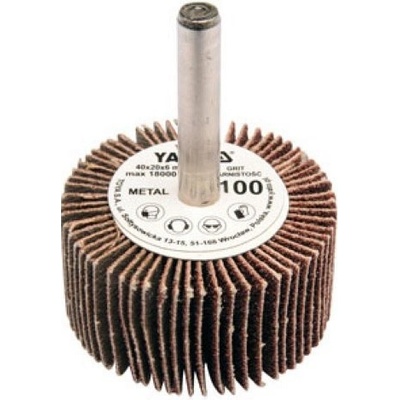 Yato Kotouč lamelový radiální 40x20 P-100 s hřídelí 6 mm