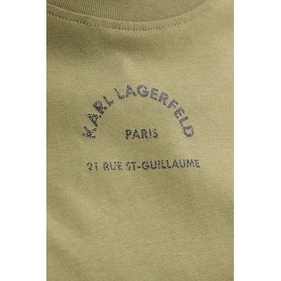 Karl Lagerfeld Памучна тениска Karl Lagerfeld (B1W17032)