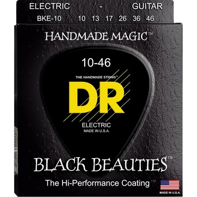 DR Strings BKE-10 Black Beauties