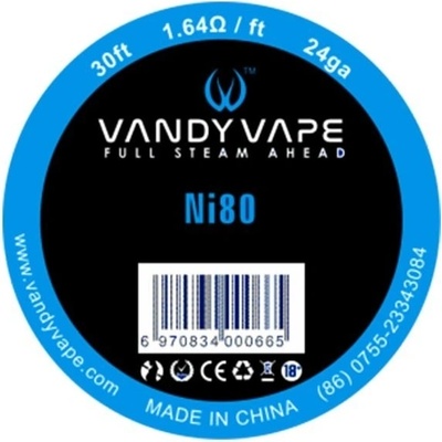 Vandy Vape odporový drôt Ni80 24Ga 0,5mm 9,14m