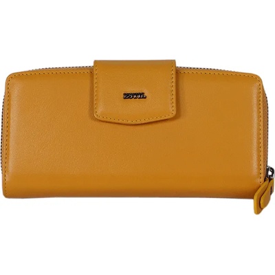 Дамски портфейл естествена кожа 2714 жълт