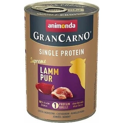 Animonda Gran Carno Single Protein Adult Supreme čisté jahňacie mäso 400 g