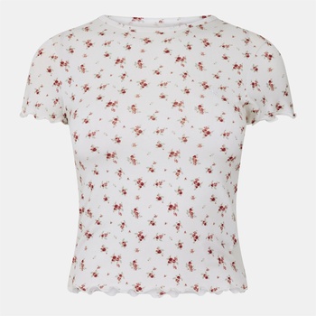 Jack Wills Комплект Jack Wills Women's Printed Set Pyjama Shorts - White/Print