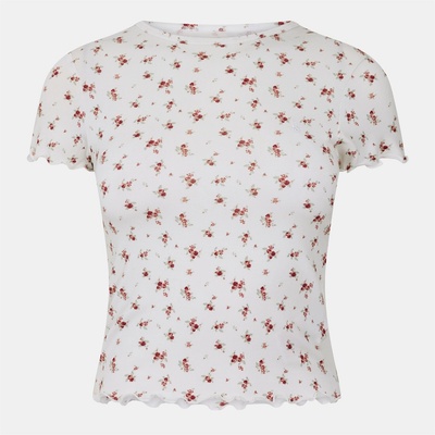 Jack Wills Комплект Jack Wills Women's Printed Set Pyjama Shorts - White/Print