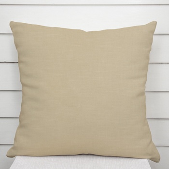 Biante Ľanová dekoračná LEN-023 Pieskovo béžová 50 x 70 cm