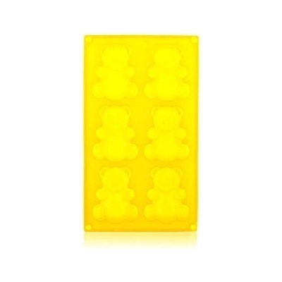 Banquet Silikonová forma 6ks méďové 31x18x2cm Culinaria yellow