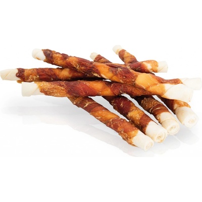 KIDDOG BUFFET kachní a kuřecí masíčko na buvolí tyči 2 cm/26 cm 25ks