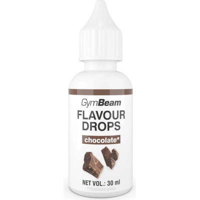 GymBeam Flavour Drops 30 ml čokoláda