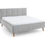 meise.möbel Сиво двойно легло 180x200 cm тапицирано с място за съхранение с включена подматрачна рамка Nova - Meise Möbel (2883-88-5000)