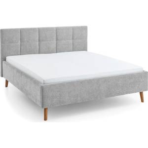 meise.möbel Сиво двойно легло 180x200 cm тапицирано с място за съхранение с включена подматрачна рамка Nova - Meise Möbel (2883-88-5000)