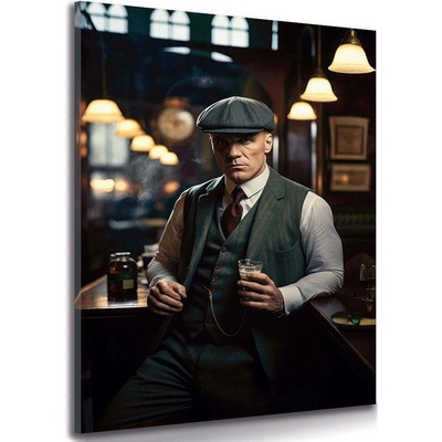 Obraz gangster ve whiskey baru - 40x60