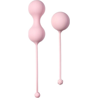 Lola Games Love Story Venušiny kuličky Carmen Tea Rose, sada 2 silikonových vaginálních kuliček s průměry 3,2–3,5 cm