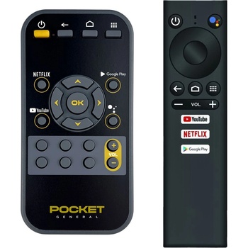 GENERAL EMATIC AGT419 QUAD CORE 4K ULTRA HD Android TV Box - дистанционно управление дубликат (AGT419 QUAD CORE 4K ULTRA HD Android TV Box)