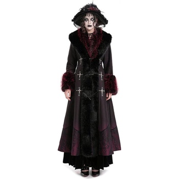 Devil fashion дамско палто DEVIL FASHION - Черно и червено Vintage Gothic - ECT016