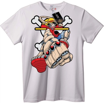 NOONEBRAND Тениска One Piece с Луфи - 3XL, White