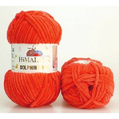 Himalaya příze Dolphin Baby 80312 tmavší oranžová