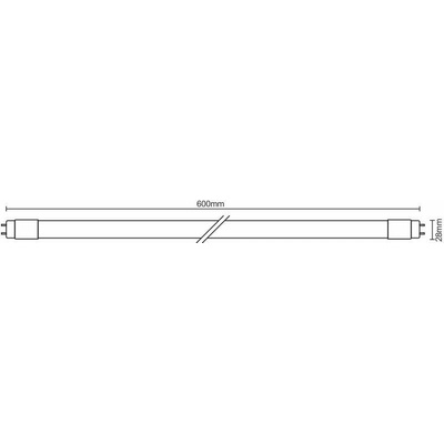 Nedes TLS221 10W T8 neutrální bílá