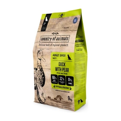 Country of Animals Duck and Pear 9 kg