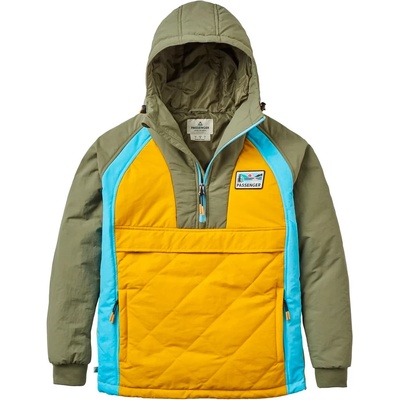 Passenger Дамско ежедневно яке Passenger Women's Alba 1/2 Zip Jacket Casual jacket - Dusty Olive / Heritage Yellow - размер XS (103-2494-0311)