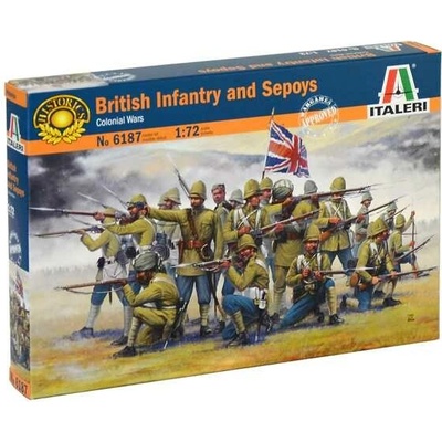 Italeri Britská pechota a sepojovia koloniálne vojny 1:72