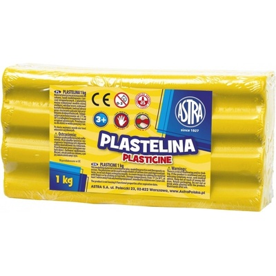 Astra Plastelína 1kg Žlutá