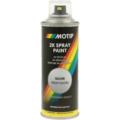 Motip 2K RAL 9006 met. lesk 200ml